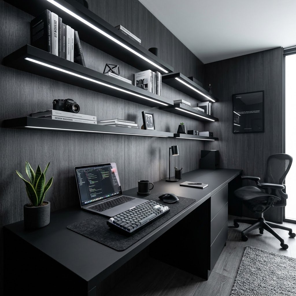 The Matte Black Monochrome Pod - student studio idea