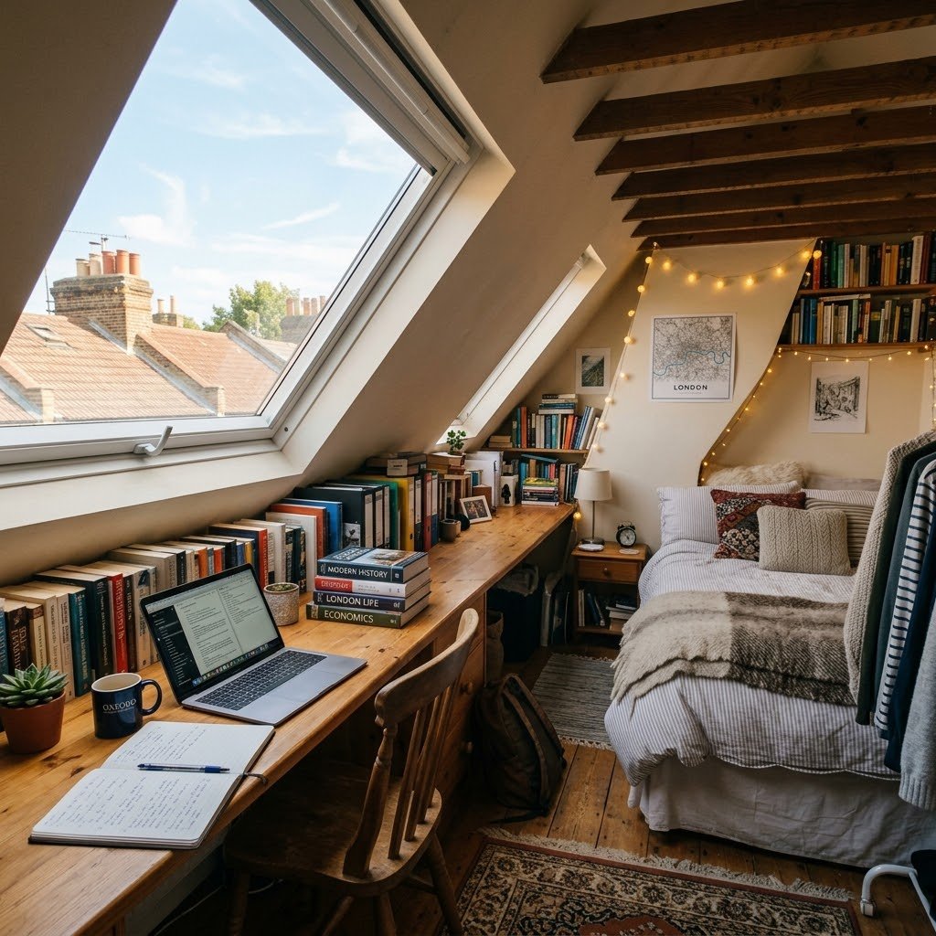 The Sun-Drenched Skylight Studio - student studio idea