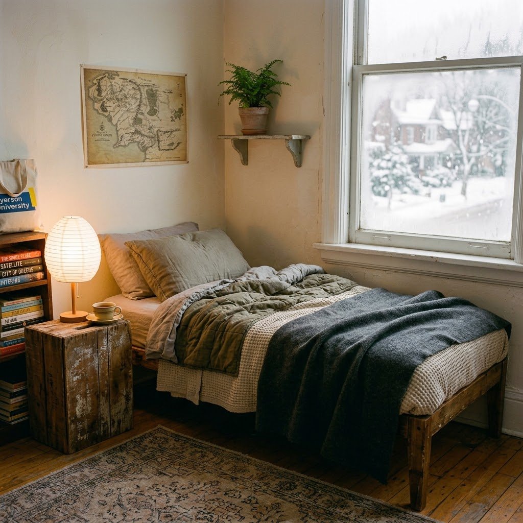 The Layered Wool Winter Bed - student studio idea