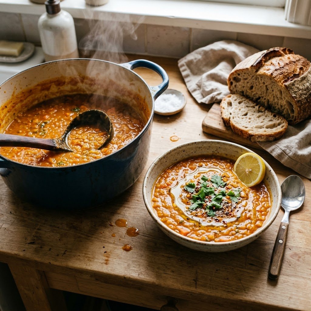 The Big-Batch Red Lentil Soup