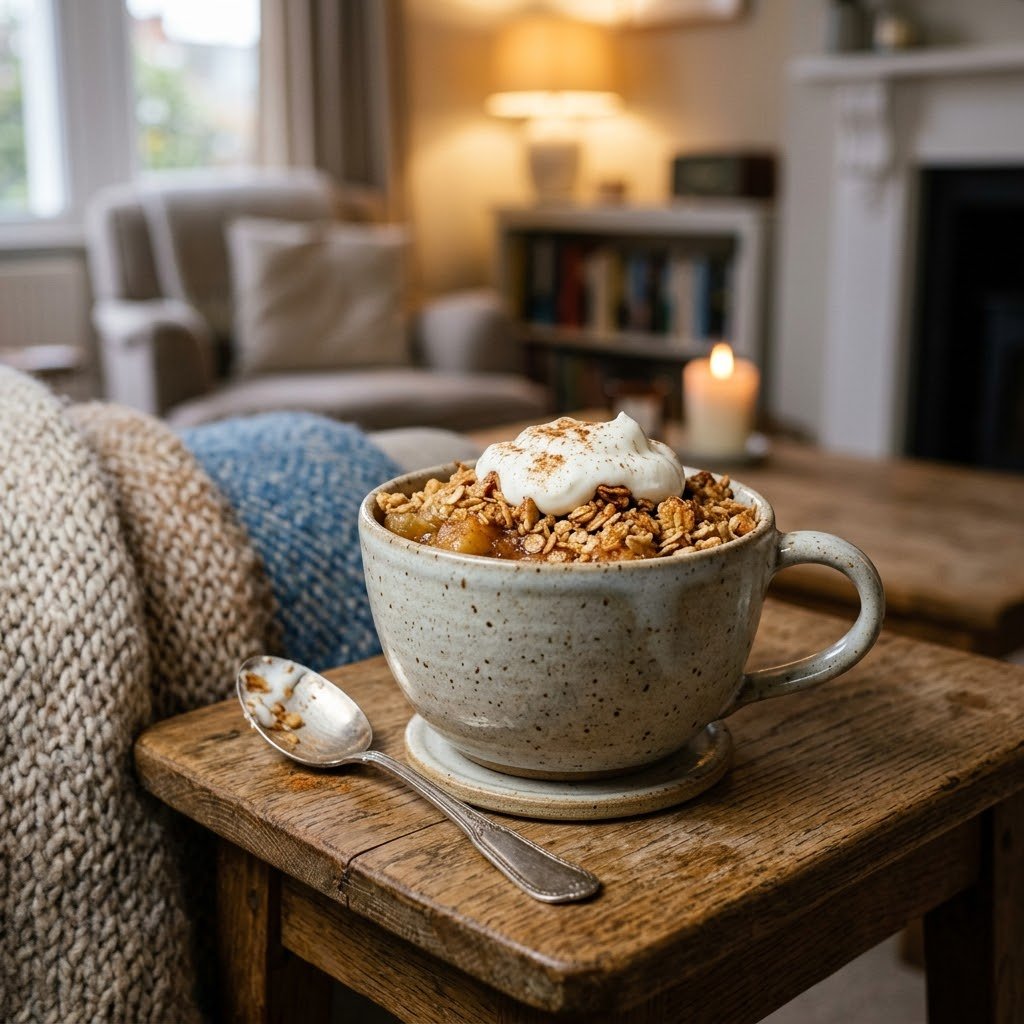 The Microwave Apple Crumble Mug