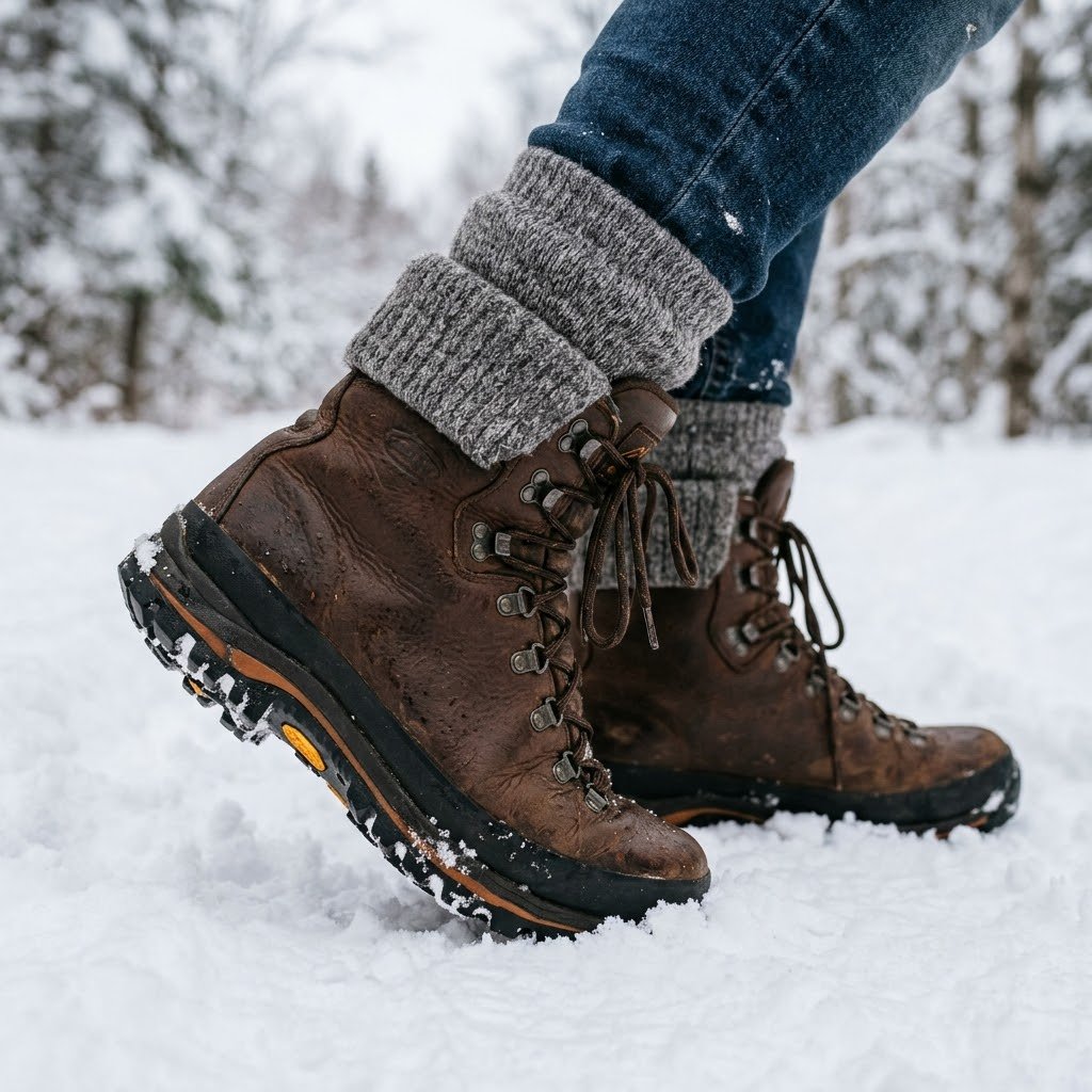 The Waterproof Boot and Wool Sock Pairing