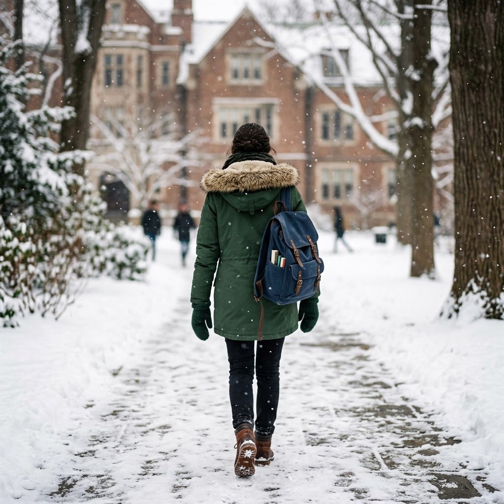 The Campus Walk Parka with Fleece Lining
