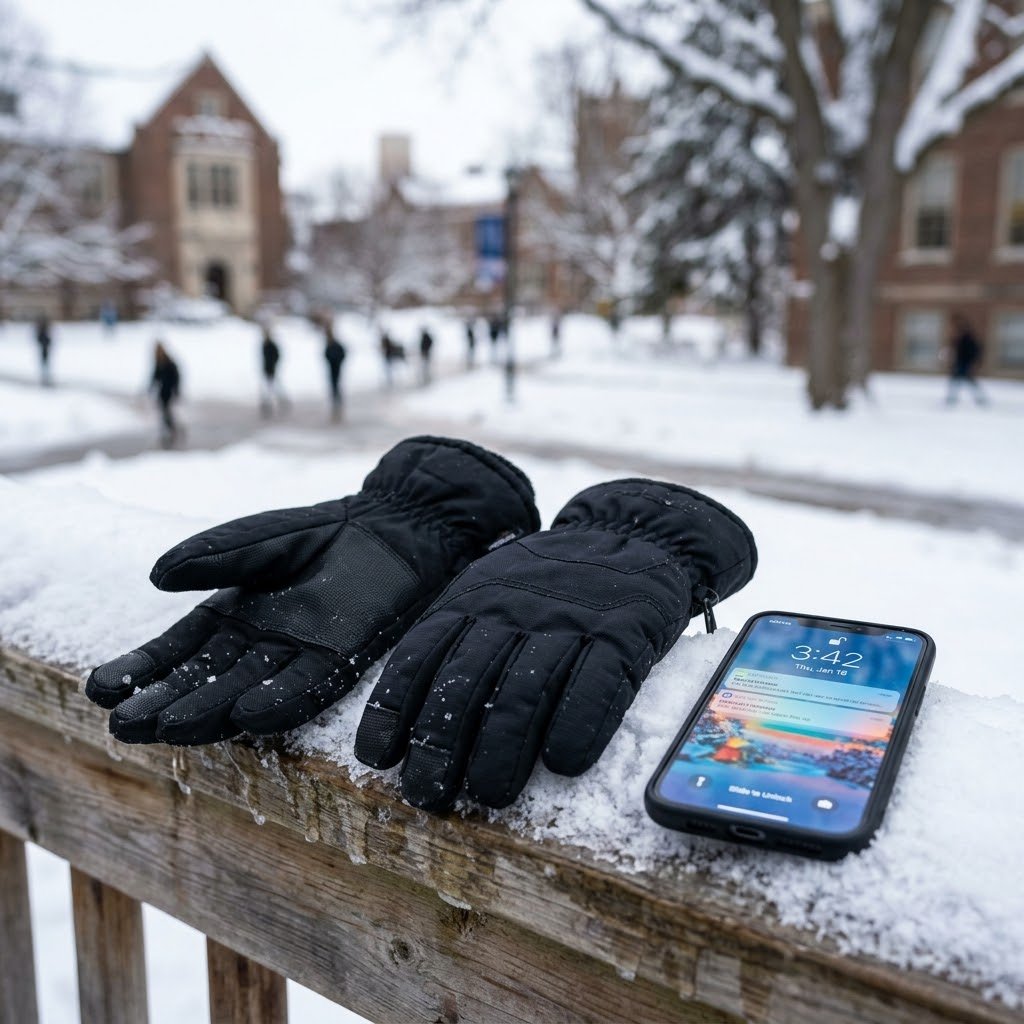 The Touchscreen-Friendly Insulated Gloves