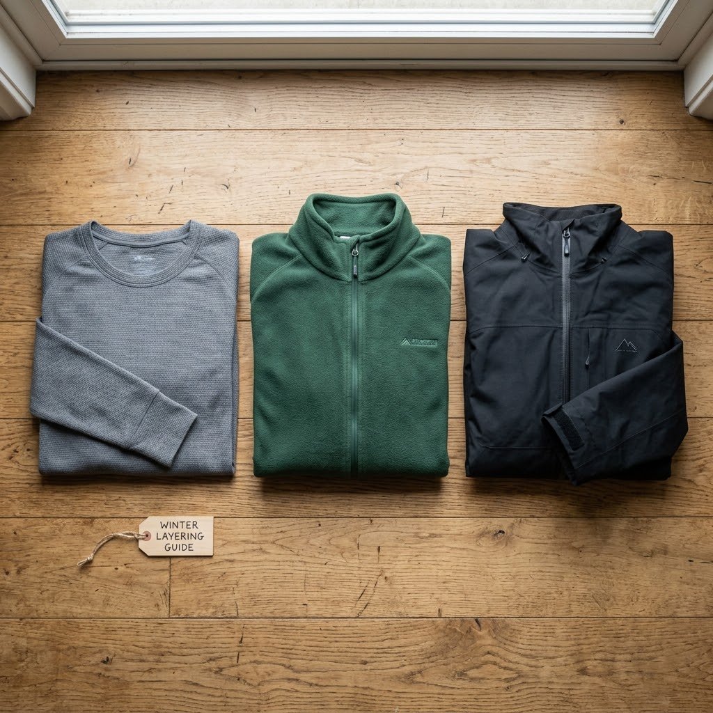 The Waterproof Shell Over a Fleece Mid-Layer