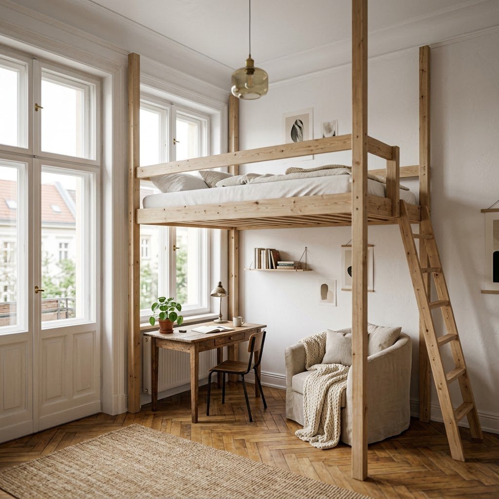 The High-Ceiling Loft Bed Nook The High-Ceiling Loft Bed Nook