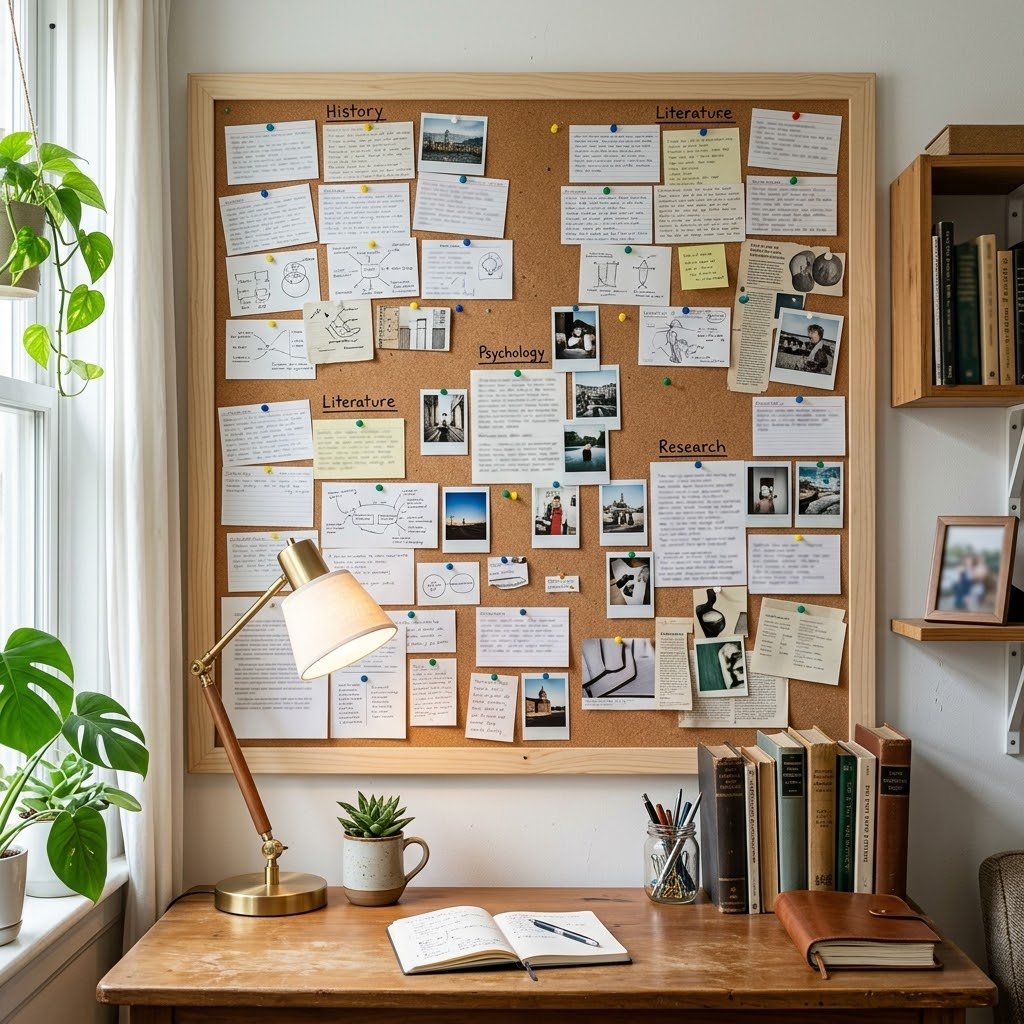 The Pinboard Study Wall The Pinboard Study Wall